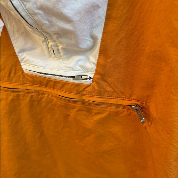 J. Crew Vibrant Orange anorak Jacket with White Lining - Picture 5 of 9